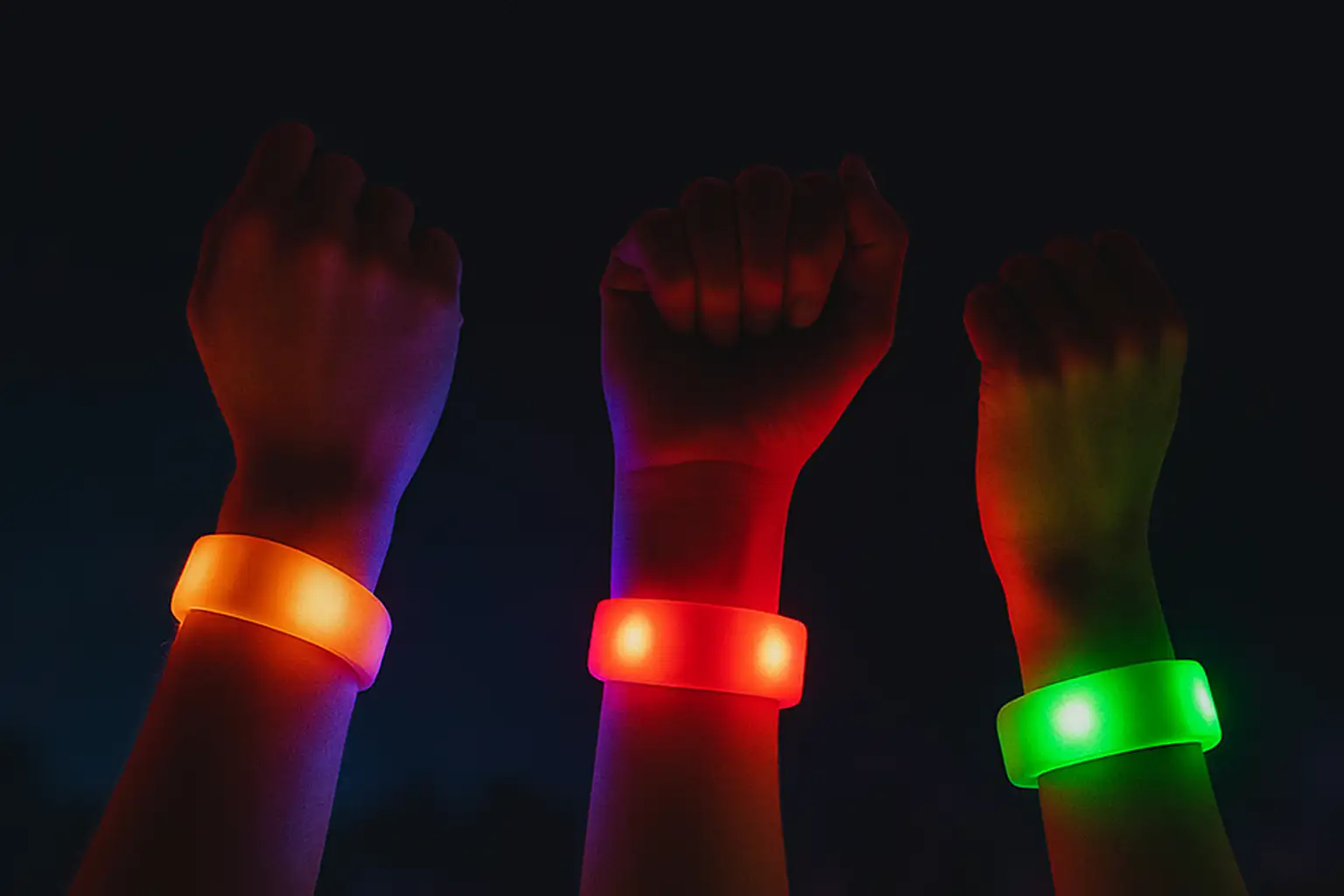 LED Leuchtarmbänder ferngesteuert – Wenn Licht Emotionen weckt