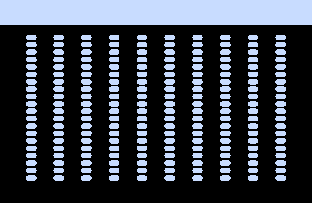 Vollpublikum-Stroboskop